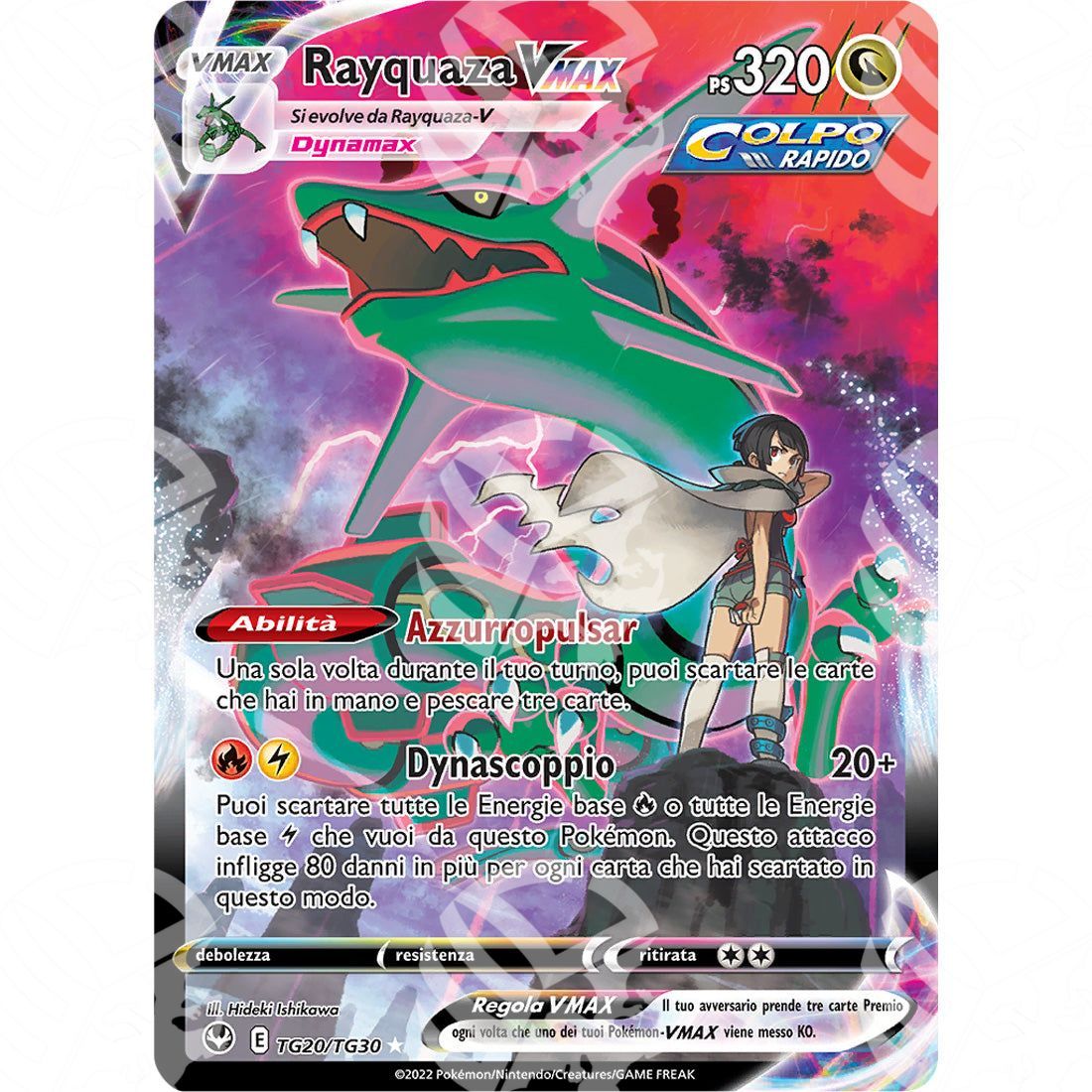 Tempesta Argentata - Rayquaza VMAX - Ultra Rare TG20/TG30 - Warcard - Tempesta Argentata - Rayquaza VMAX - Ultra Rare TG20/TG30 i prezzi più bassi sul mercato, solo da www.warcardshop.com! Carte singole, box, buste e mazzi.