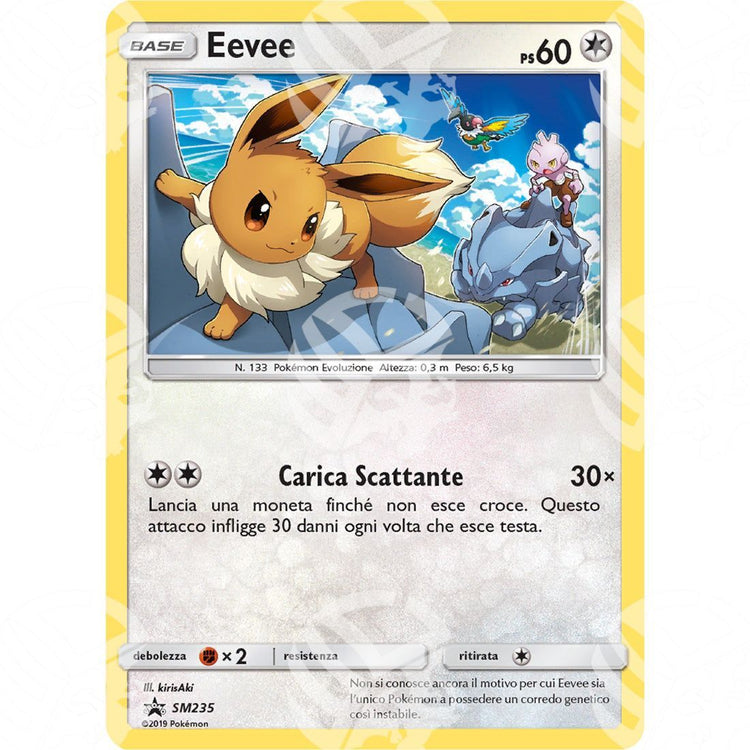 Black Star Promos - SM - Eevee - Holo Promo SM235 - Warcard - Black Star Promos - SM - Eevee - Holo Promo SM235 i prezzi più bassi sul mercato, solo da www.warcardshop.com! Carte singole, box, buste e mazzi.