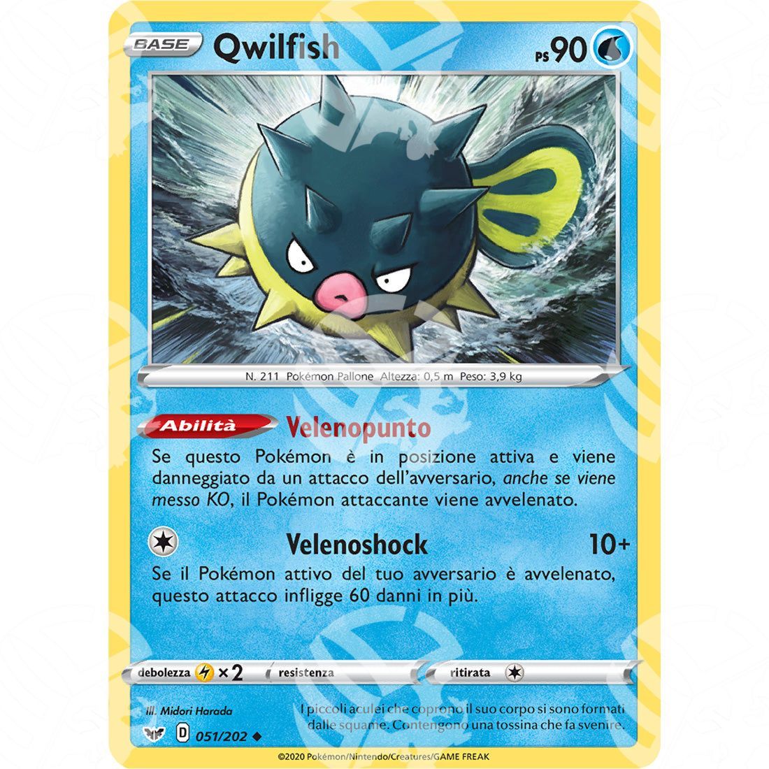 Spada & Scudo - Qwilfish - 51/202 - Warcard - Spada & Scudo - Qwilfish - 51/202 i prezzi più bassi sul mercato, solo da www.warcardshop.com! Carte singole, box, buste e mazzi.
