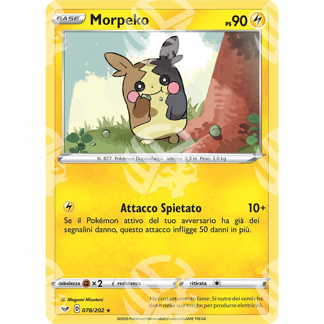 Spada & Scudo - Morpeko - 78/202 - Warcard - Spada & Scudo - Morpeko - 78/202 i prezzi più bassi sul mercato, solo da www.warcardshop.com! Carte singole, box, buste e mazzi.