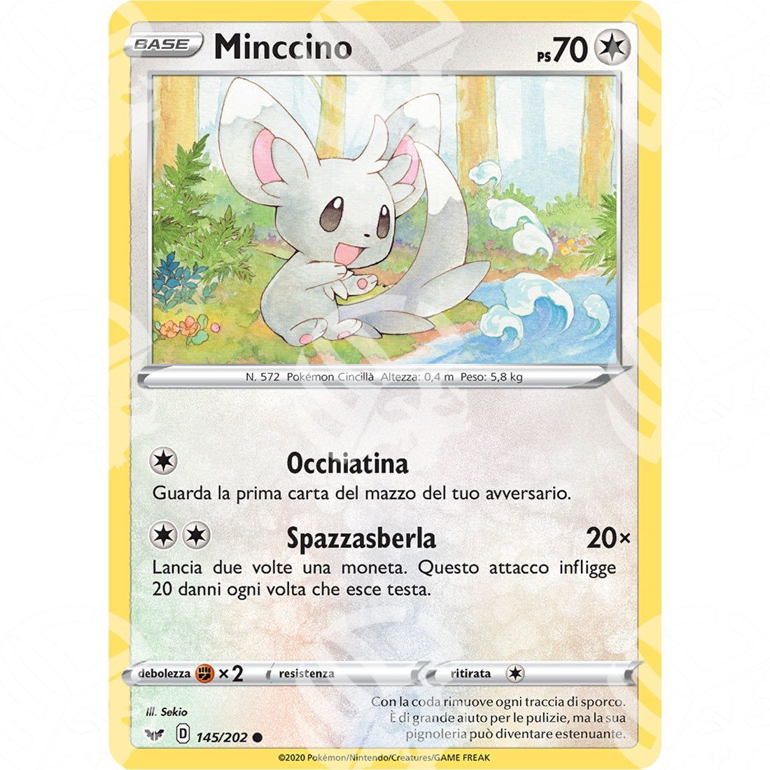 Spada & Scudo - Minccino - 145/202 - Warcard - Spada & Scudo - Minccino - 145/202 i prezzi più bassi sul mercato, solo da www.warcardshop.com! Carte singole, box, buste e mazzi.