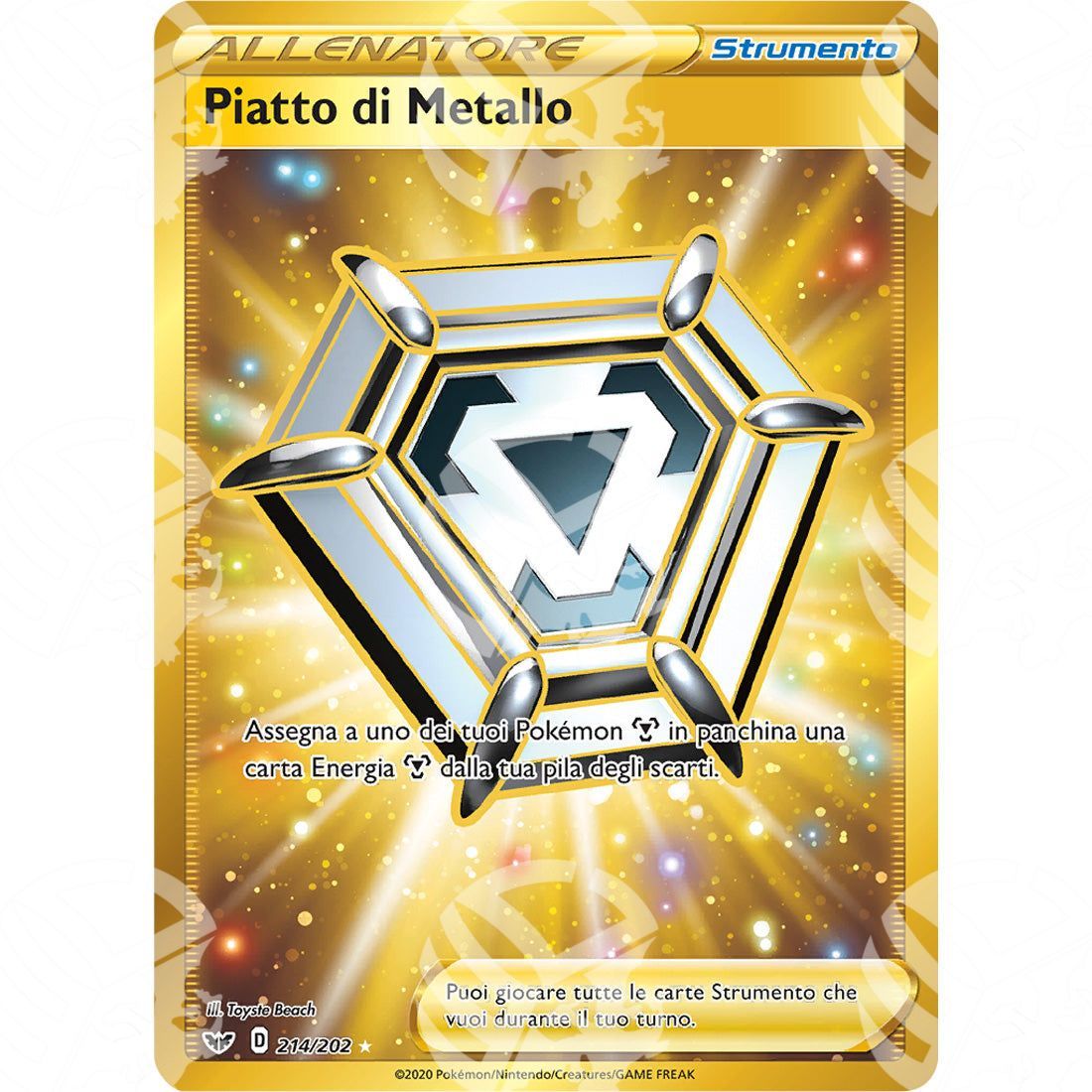 Spada & Scudo - Metal Saucer - Secret Rare 214/202 - Warcard - Spada & Scudo - Metal Saucer - Secret Rare 214/202 i prezzi più bassi sul mercato, solo da www.warcardshop.com! Carte singole, box, buste e mazzi.