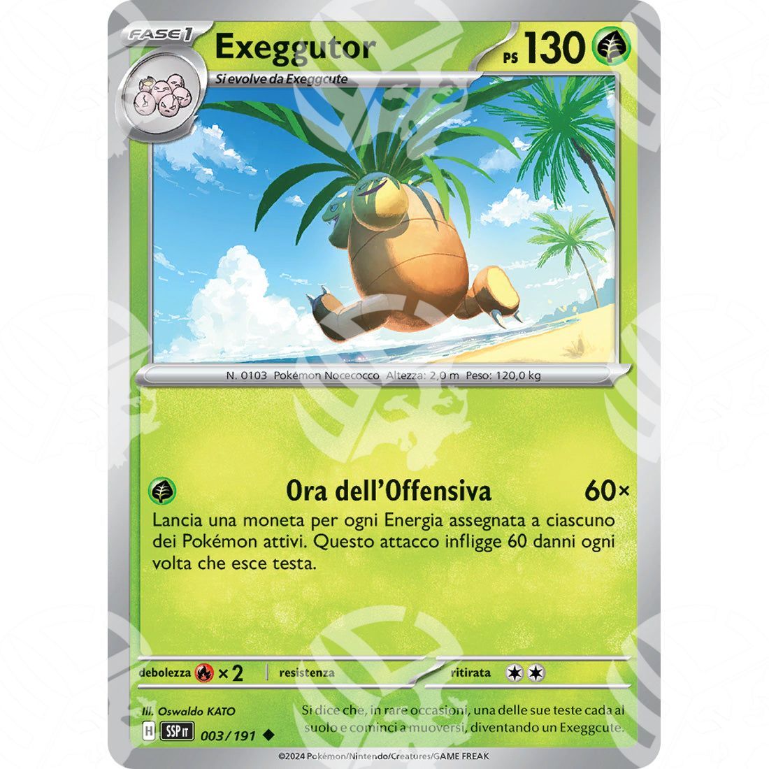 Scintille Folgoranti - Exeggutor - 003/191 - Warcard