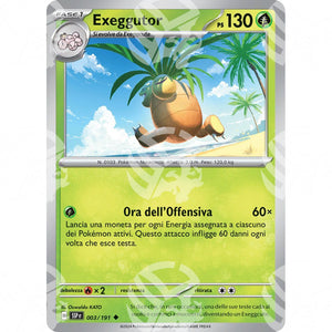 Scintille Folgoranti - Exeggutor - 003/191 - Warcard