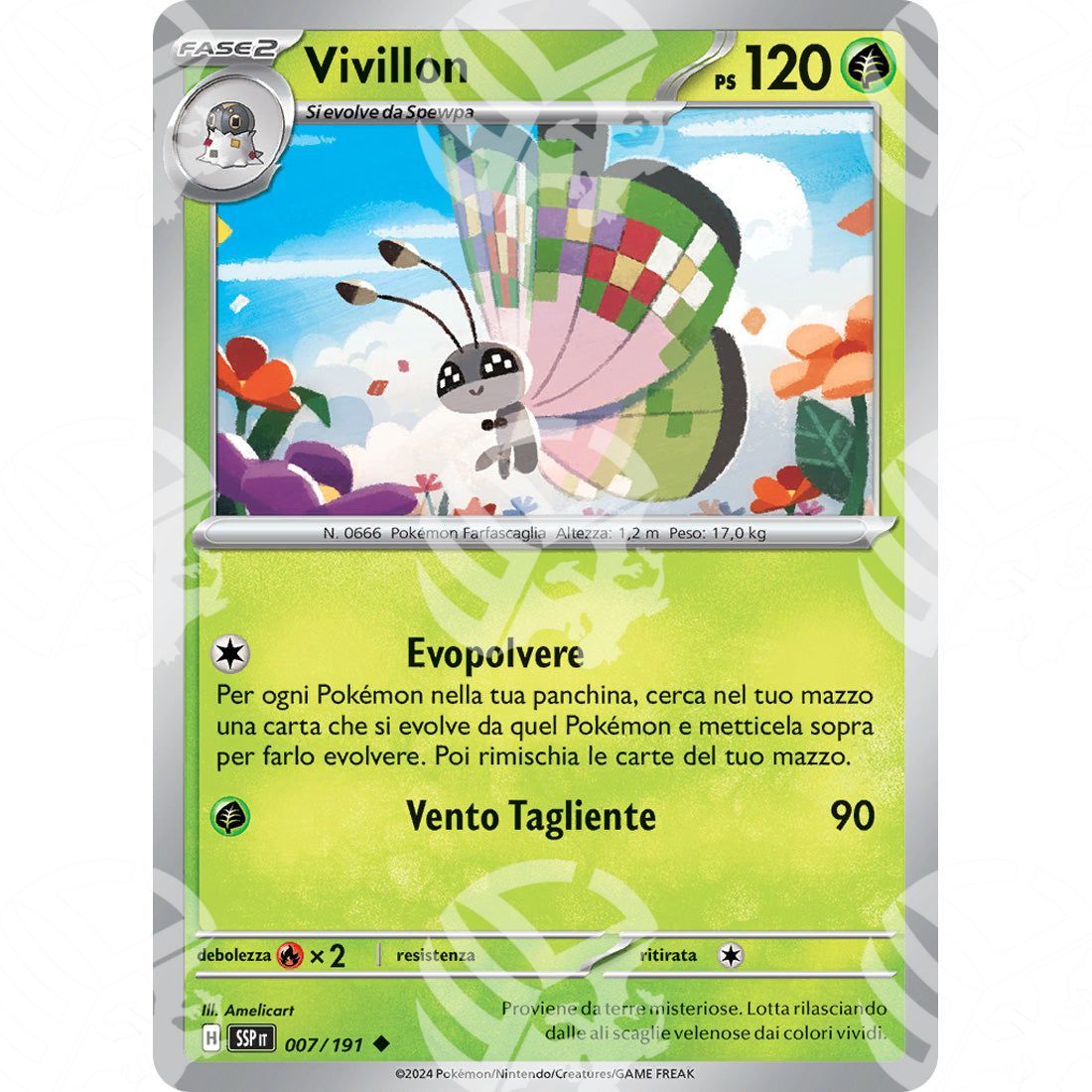 Scintille Folgoranti - Vivillon - 007/191 - Warcard