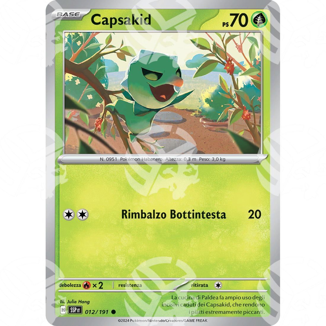 Scintille Folgoranti - Capsakid - 012/191 - Warcard