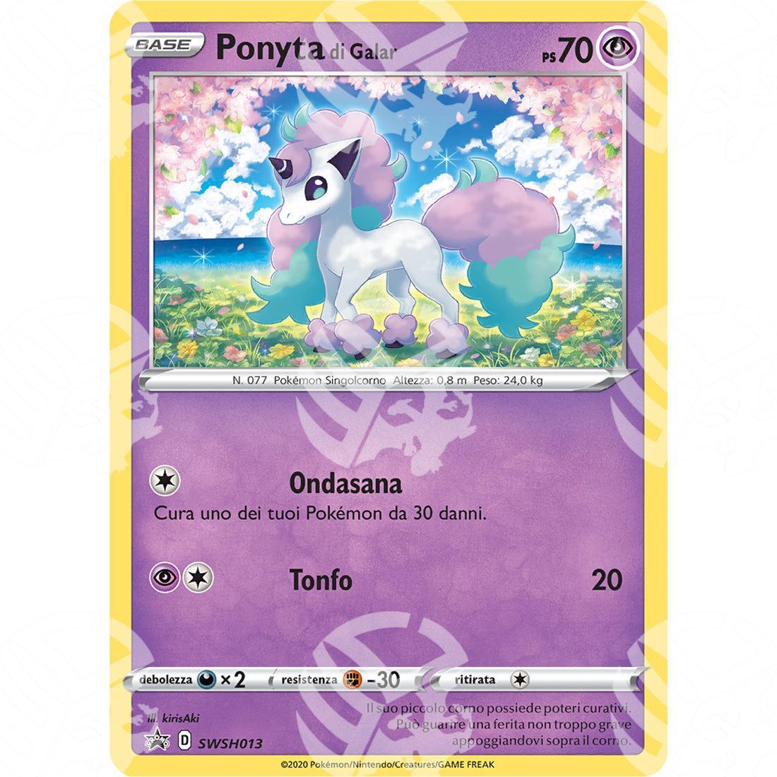 Black Star Promos - SWSH - Galarian Ponyta - General Mills Holo Promo | SWSH013 - Warcard - Black Star Promos - SWSH - Galarian Ponyta - General Mills Holo Promo | SWSH013 i prezzi più bassi sul mercato, solo da www.warcardshop.com! Carte singole, box, buste e mazzi.