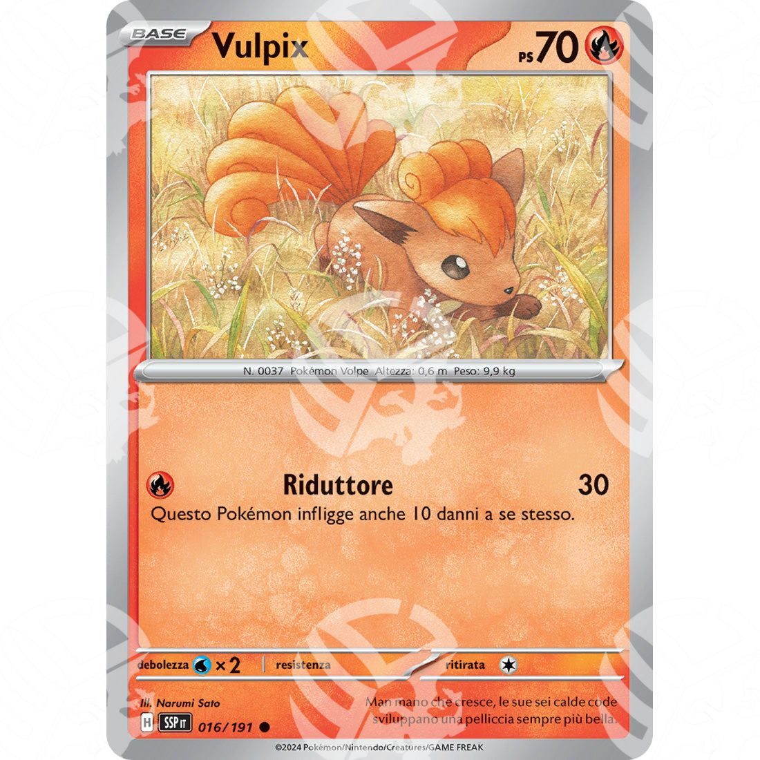Scintille Folgoranti - Vulpix - 016/191 - Warcard