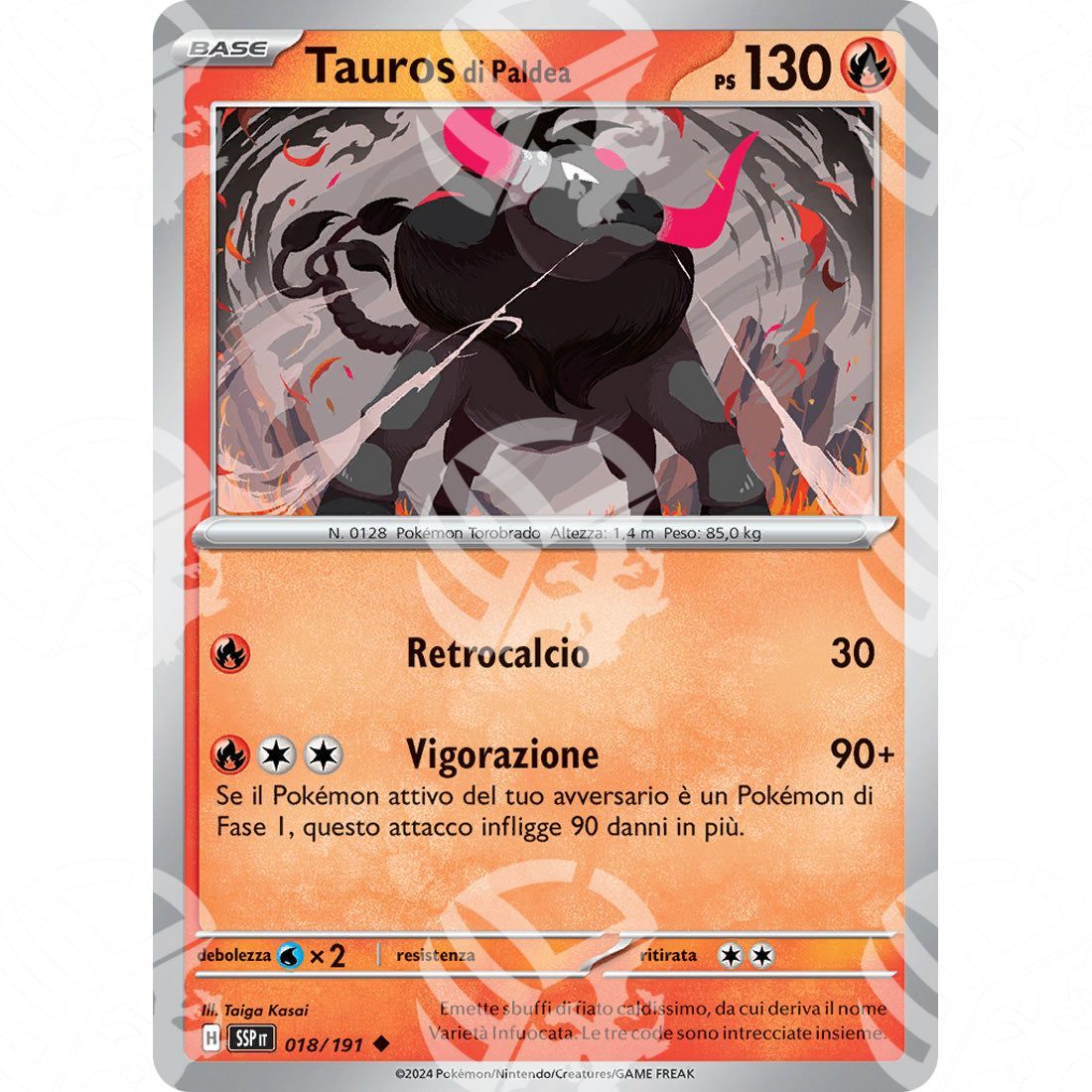 Scintille Folgoranti - Paldean Tauros - 018/191 - Warcard