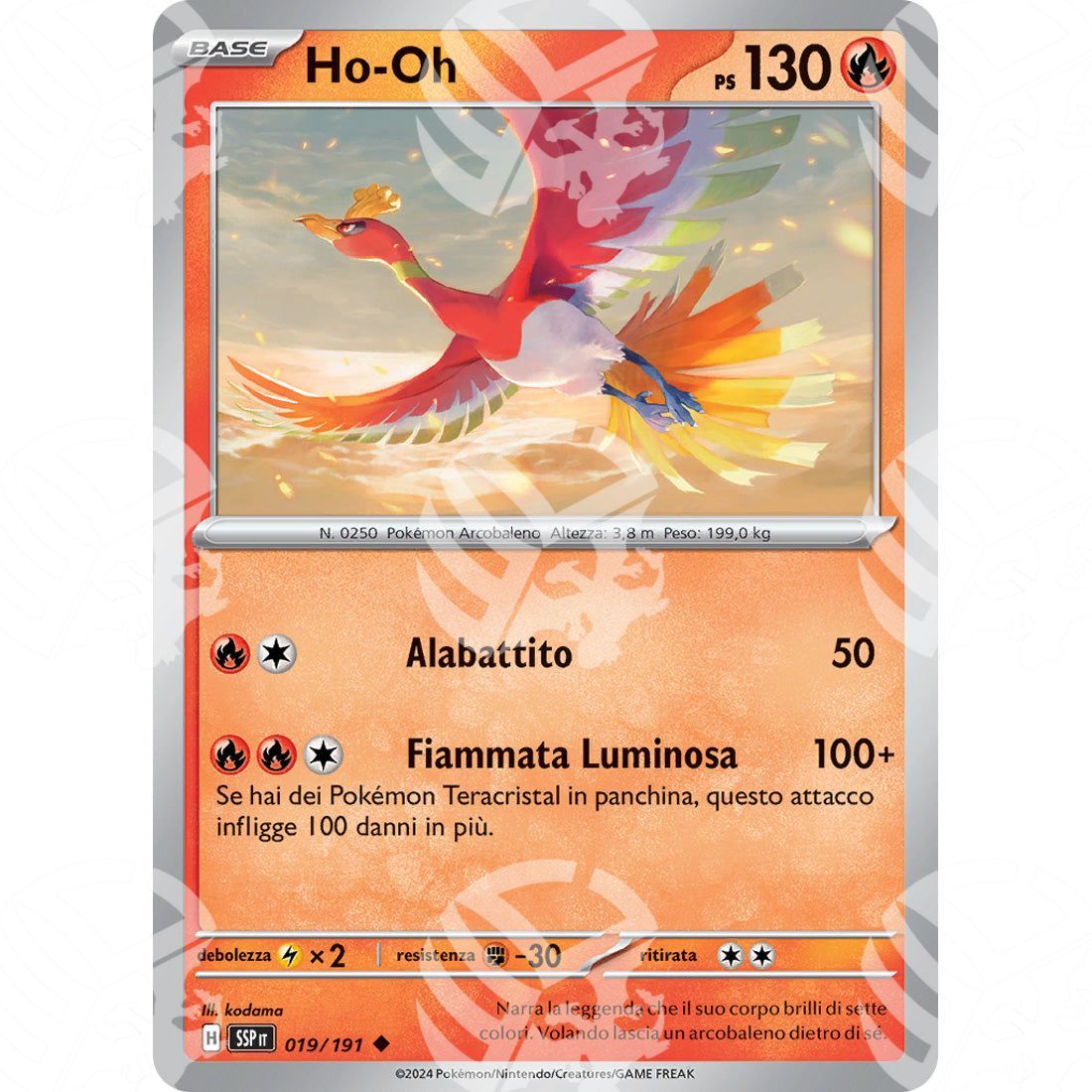 Scintille Folgoranti - Ho-Oh - 019/191 - Warcard