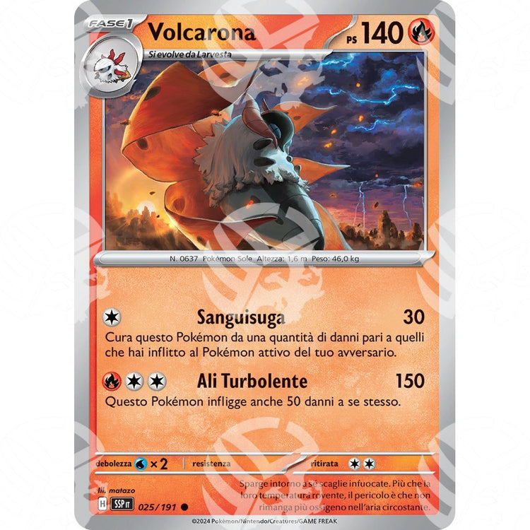 Scintille Folgoranti - Volcarona - 025/191 - Warcard