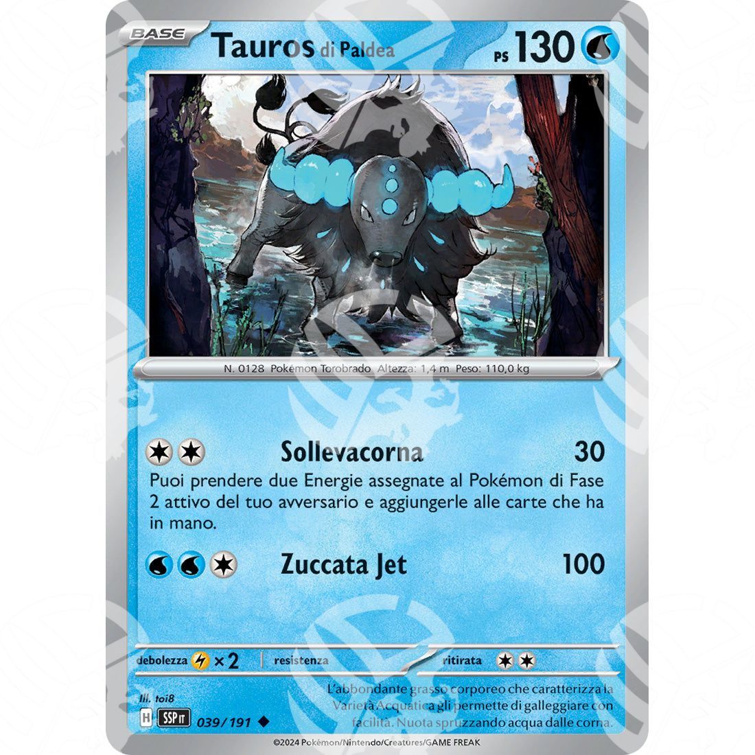Scintille Folgoranti - Paldean Tauros - 039/191 - Warcard