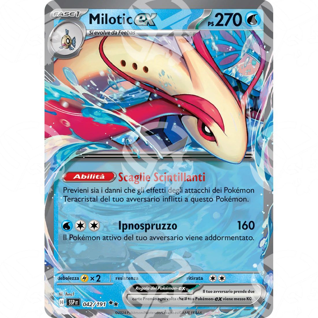 Scintille Folgoranti - Milotic ex - 042/191 - Warcard