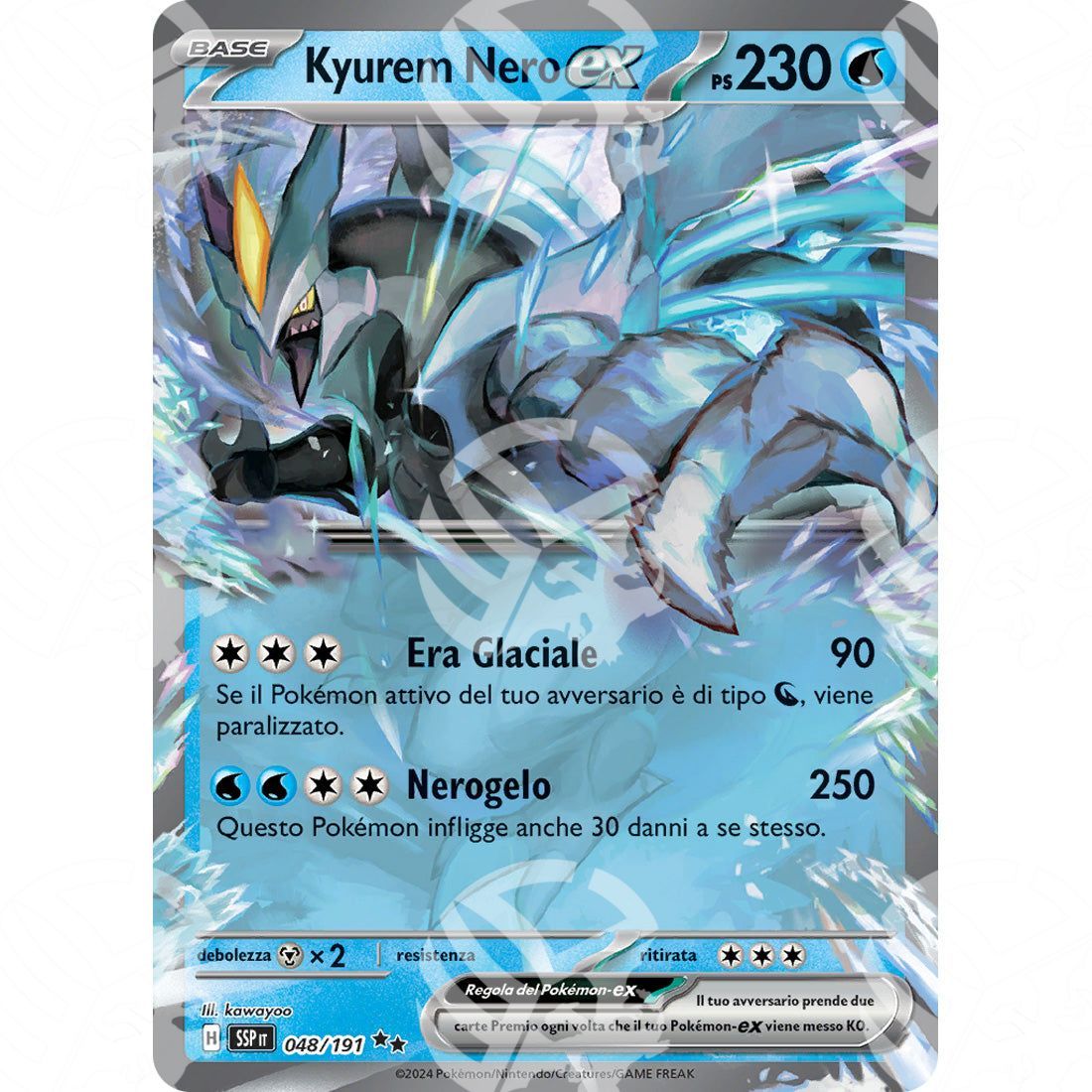 Scintille Folgoranti - Black Kyurem ex - 048/191 - Warcard