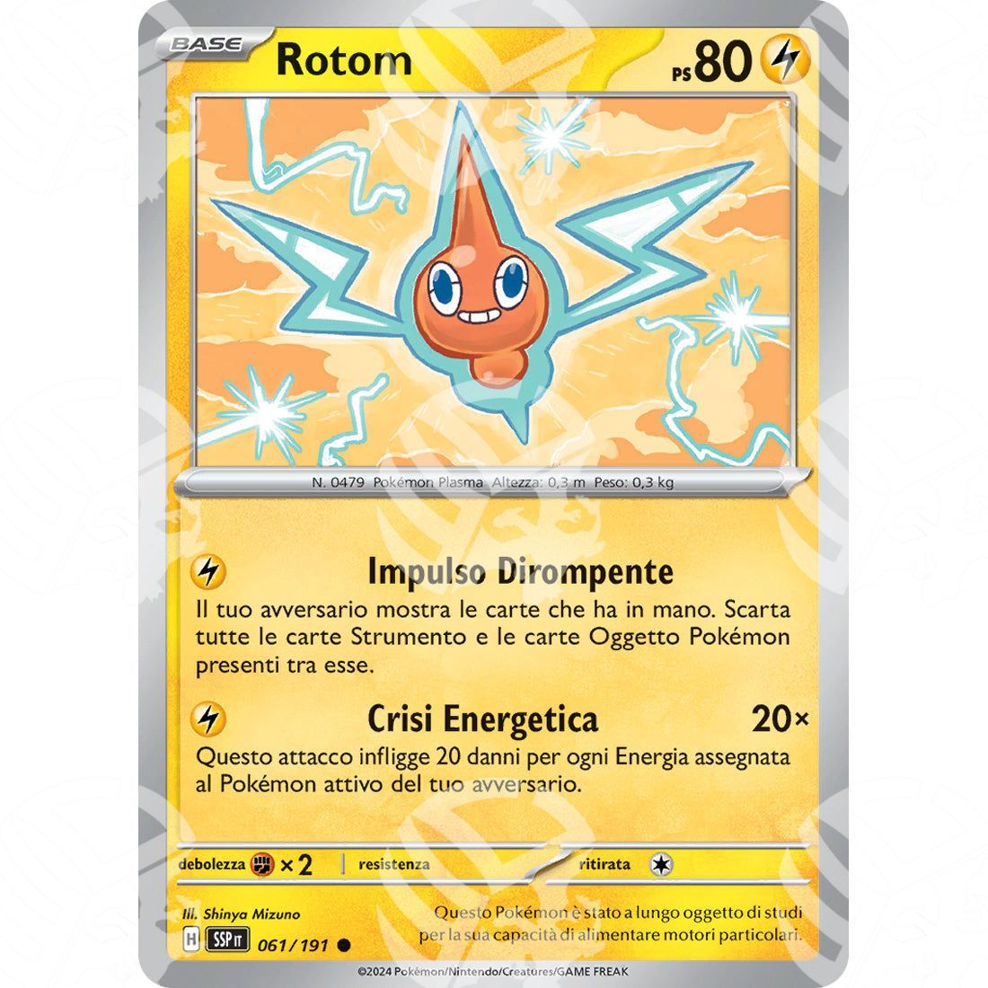 Scintille Folgoranti - Rotom - 061/191 - Warcard