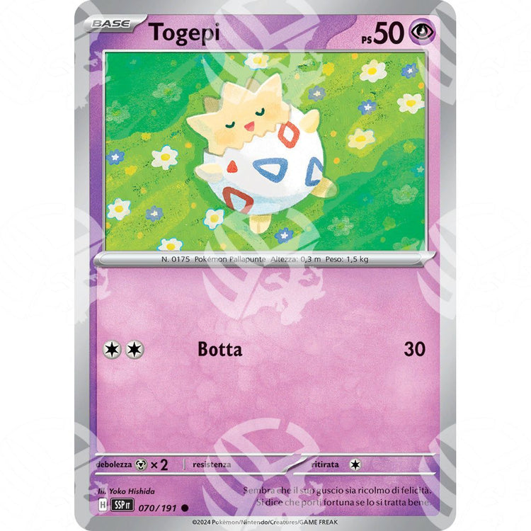 Scintille Folgoranti - Togepi - 070/191 - Warcard