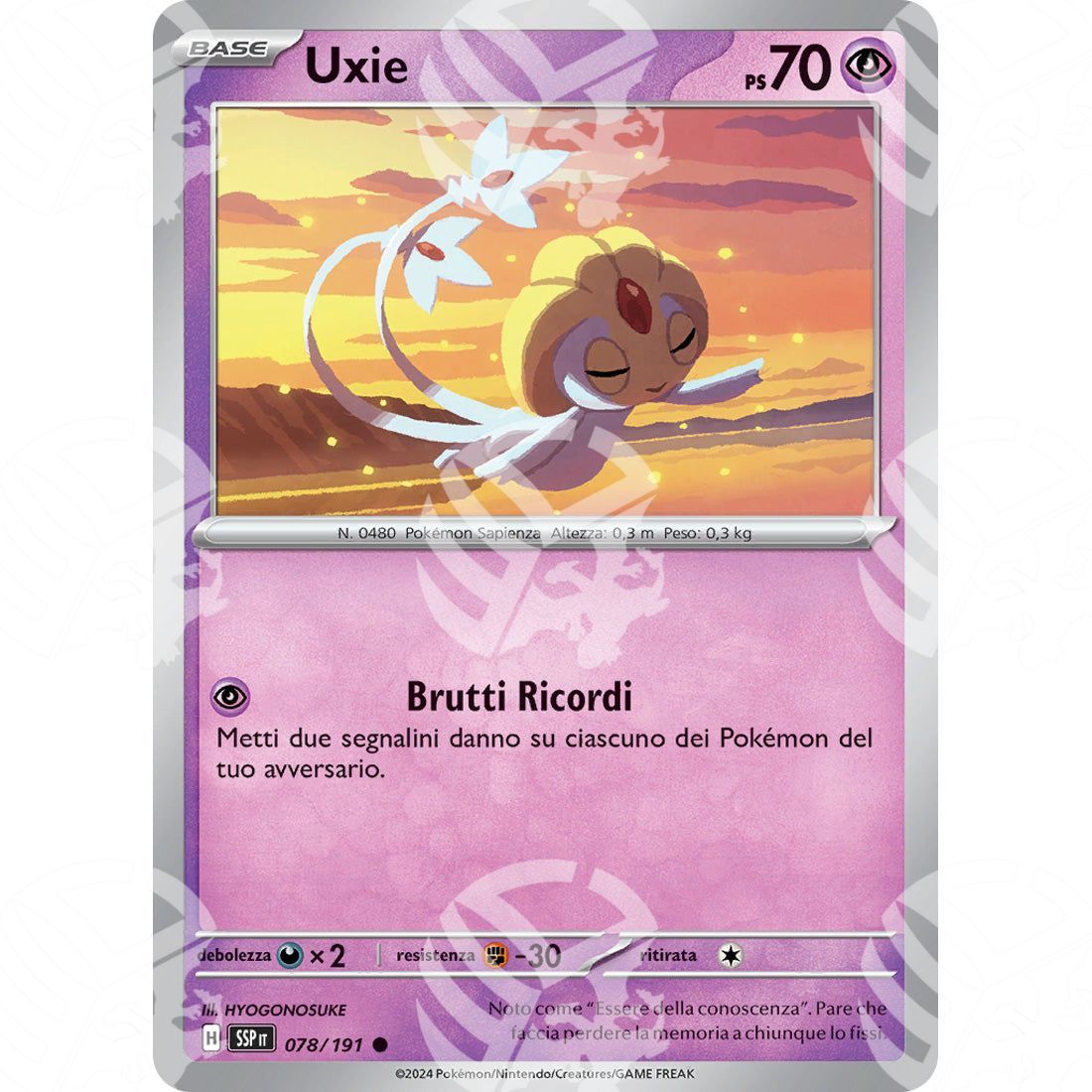 Scintille Folgoranti - Uxie - 078/191 - Warcard