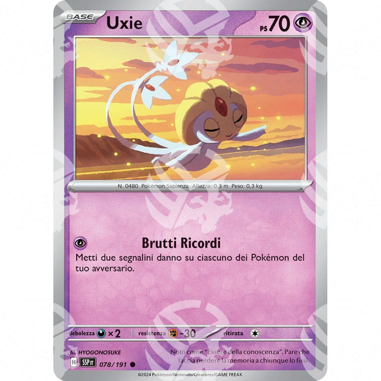 Scintille Folgoranti - Uxie - 078/191 - Warcard