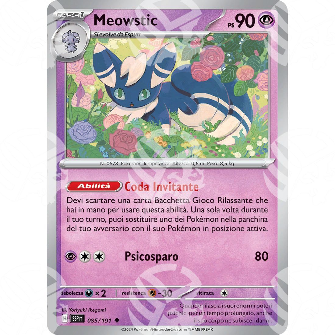 Scintille Folgoranti - Meowstic - 085/191 - Warcard