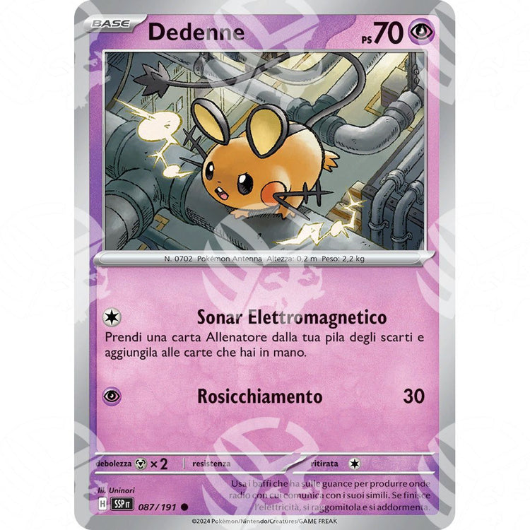 Scintille Folgoranti - Dedenne - 087/191 - Warcard