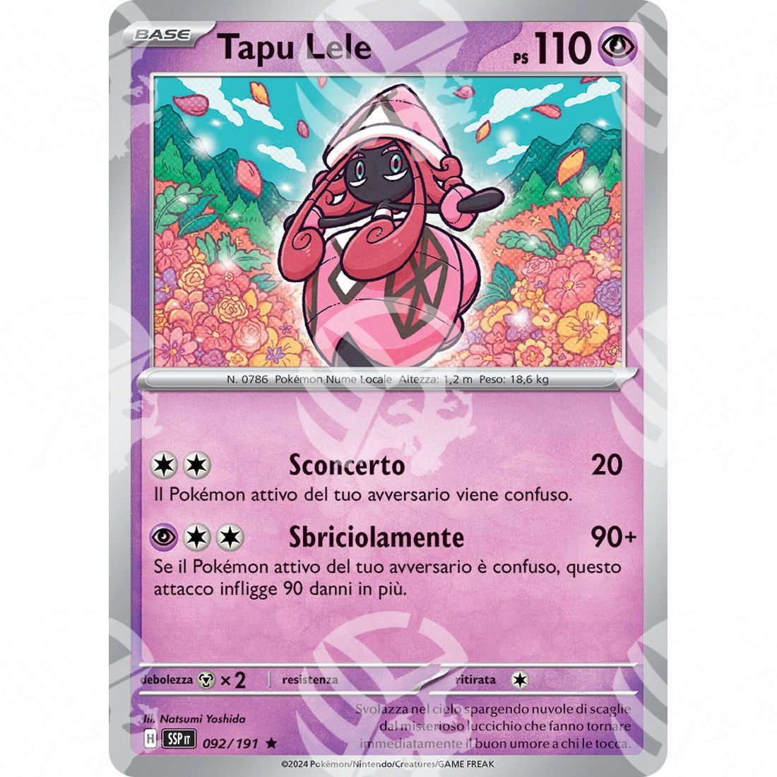 Scintille Folgoranti - Tapu Lele - 092/191 - Warcard