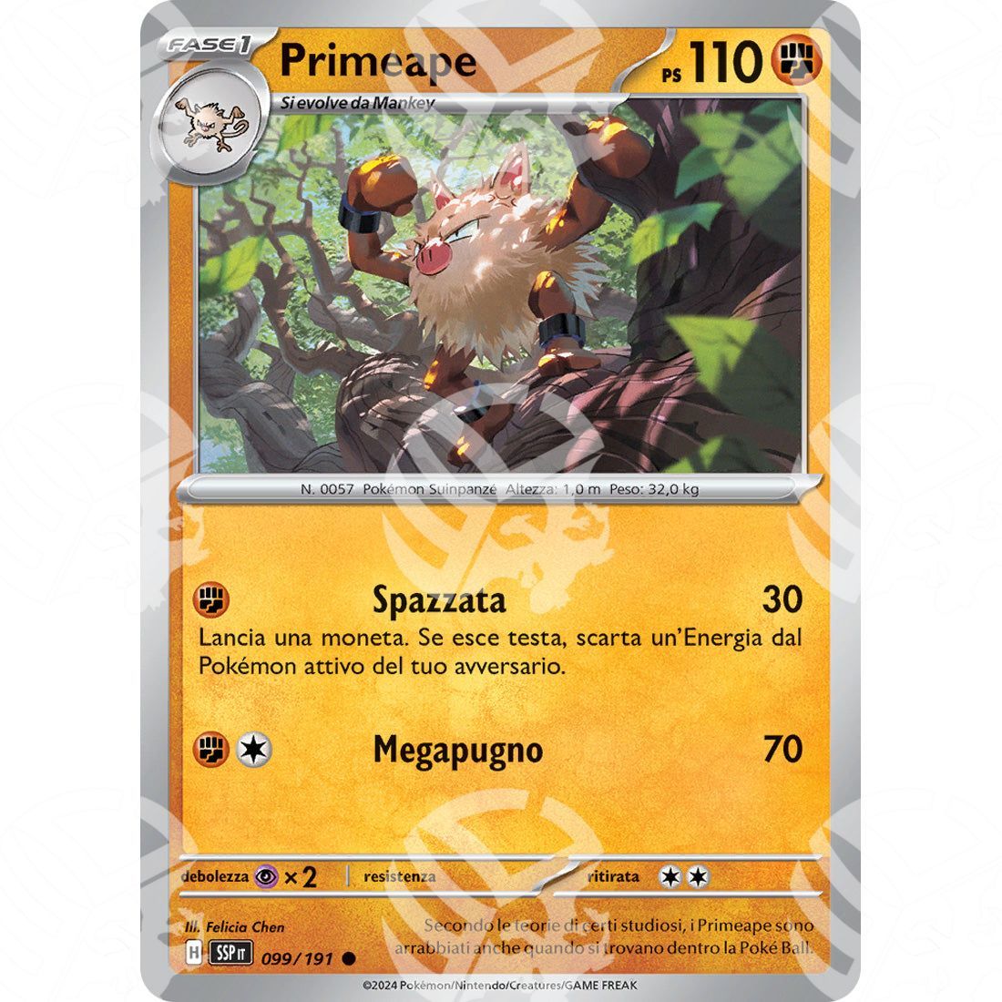 Scintille Folgoranti - Primeape - 099/191 - Warcard