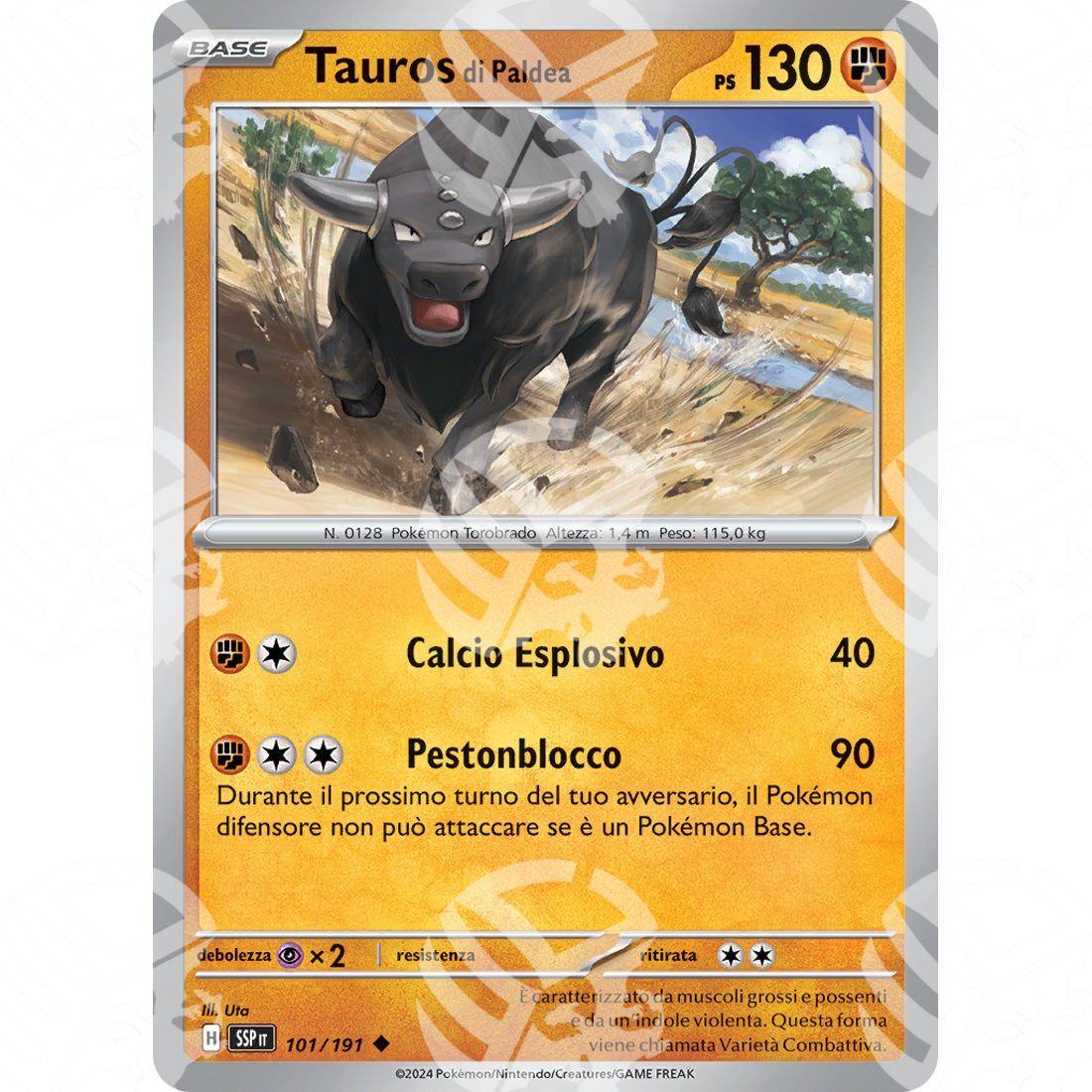 Scintille Folgoranti - Paldean Tauros - 101/191 - Warcard