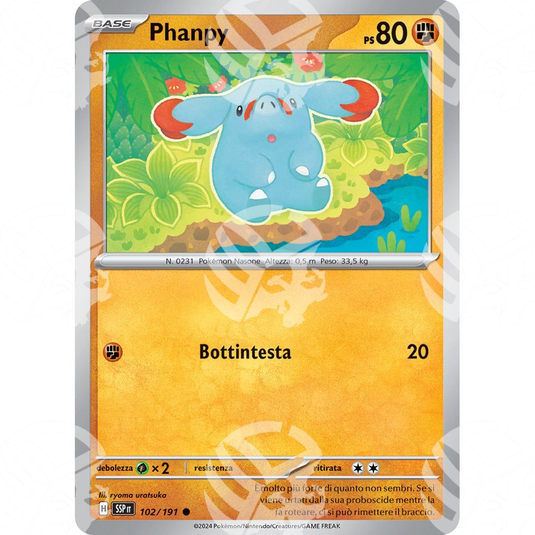 Scintille Folgoranti - Phanpy - 102/191 - Warcard