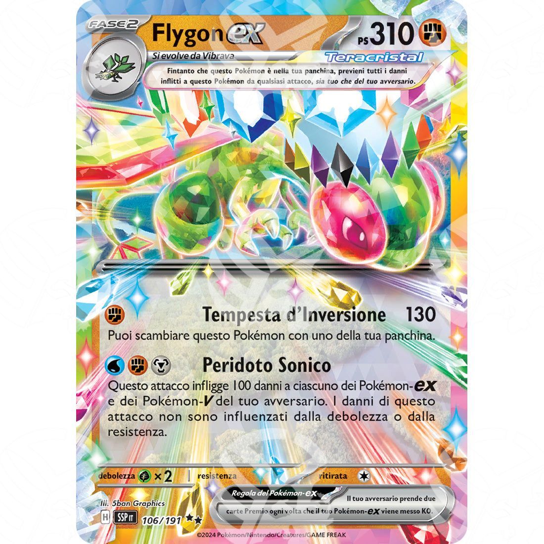 Scintille Folgoranti - Flygon ex - 106/191 - Warcard
