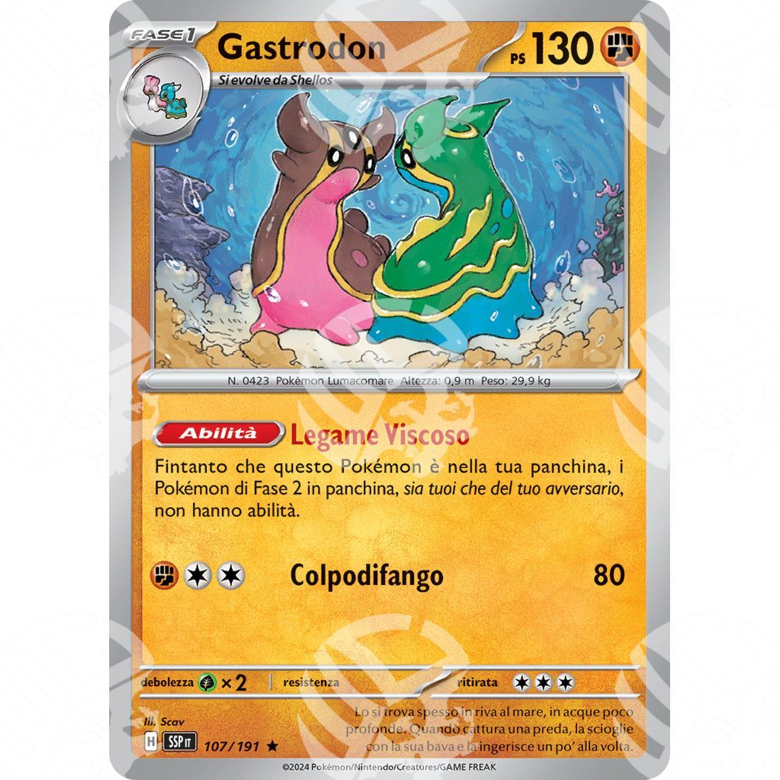 Scintille Folgoranti - Gastrodon - 107/191 - Warcard