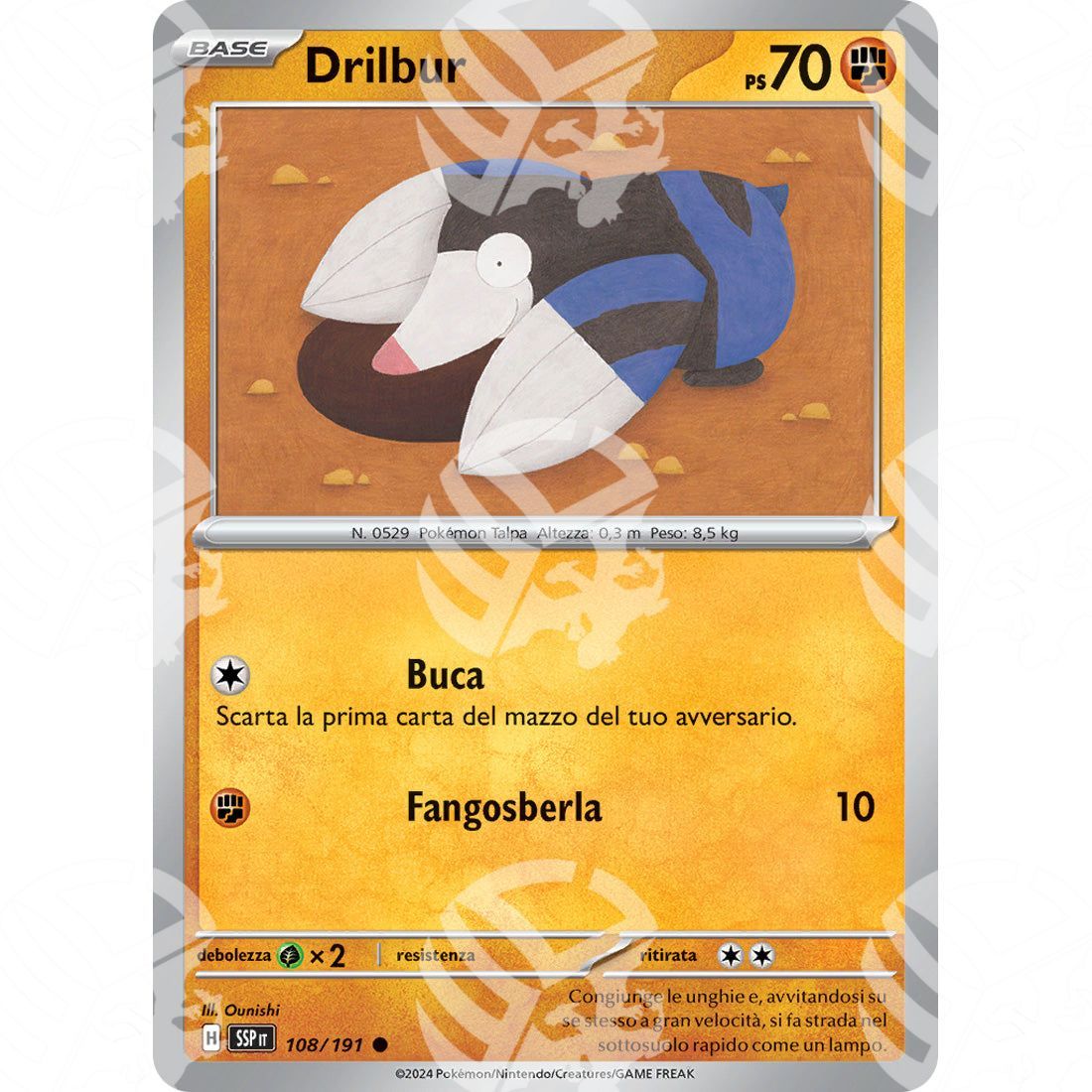 Scintille Folgoranti - Drilbur - 108/191 - Warcard