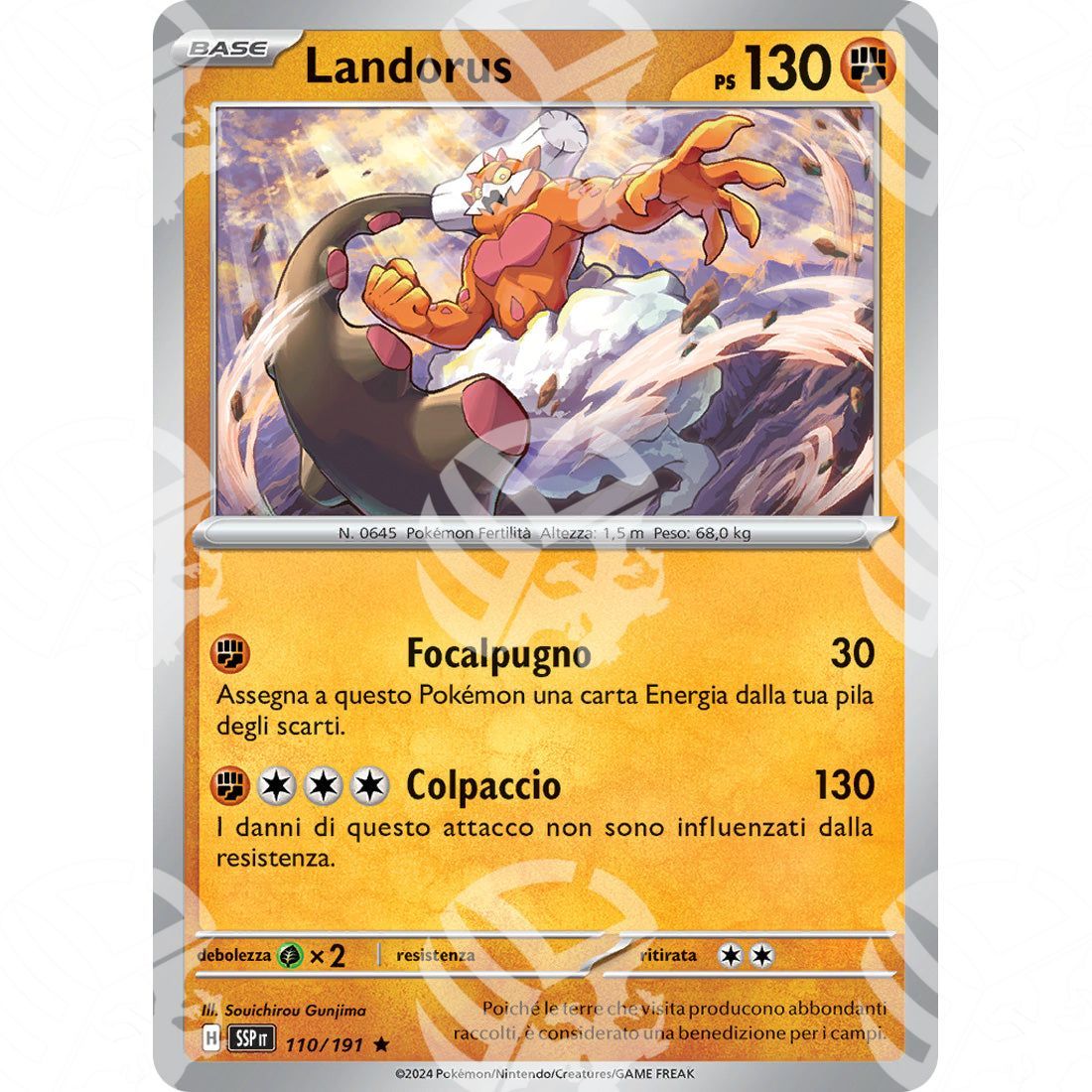 Scintille Folgoranti - Landorus - 110/191 - Warcard