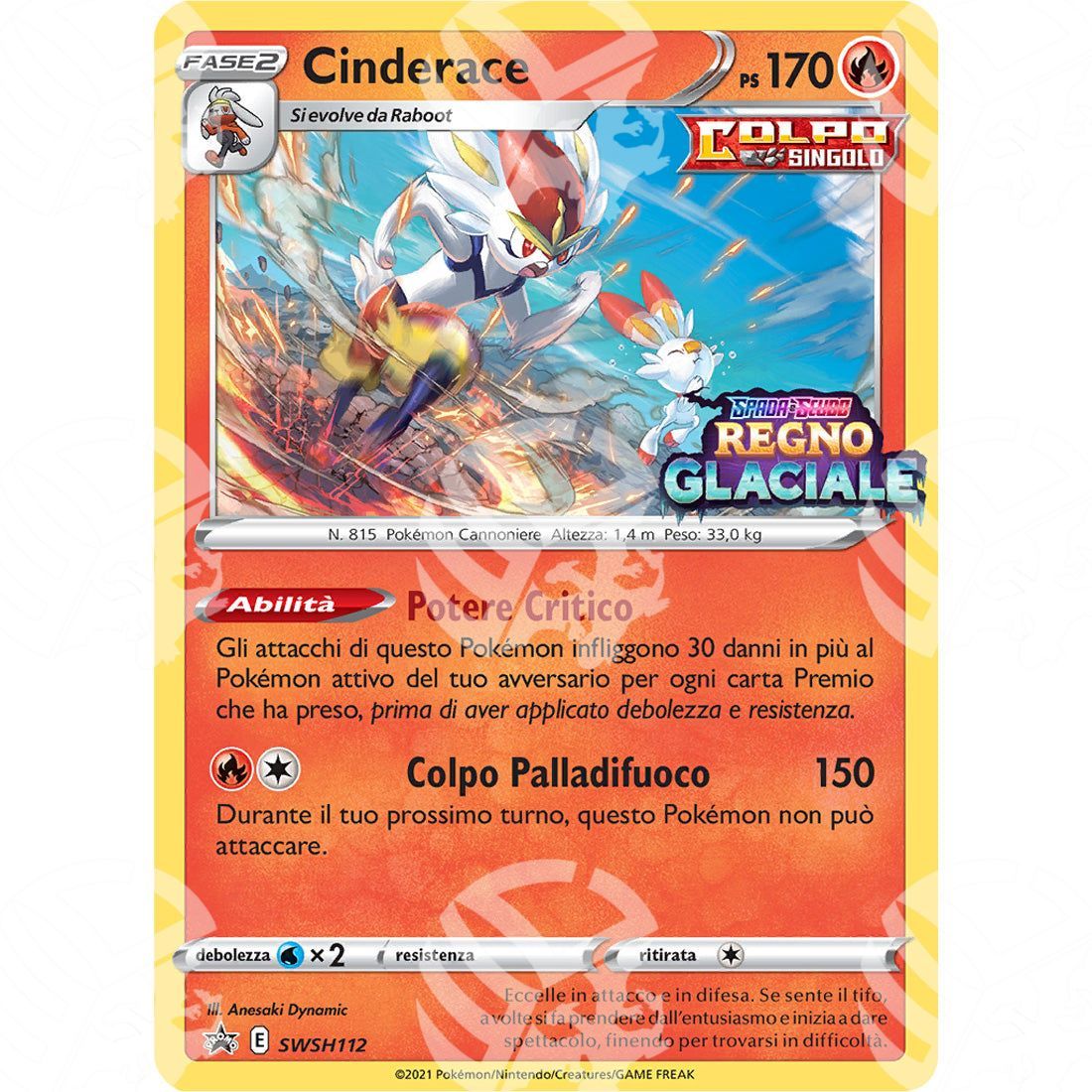 Black Star Promos - SWSH - Cinderace - 112 - Warcard - Black Star Promos - SWSH - Cinderace - 112 i prezzi più bassi sul mercato, solo da www.warcardshop.com! Carte singole, box, buste e mazzi.
