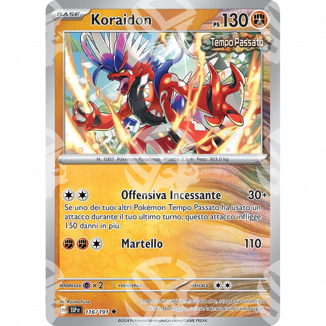 Scintille Folgoranti - Koraidon - 116/191 - Warcard
