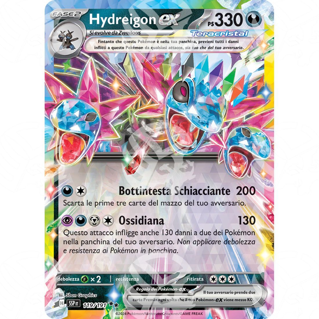 Scintille Folgoranti - Hydreigon ex - 119/191 - Warcard
