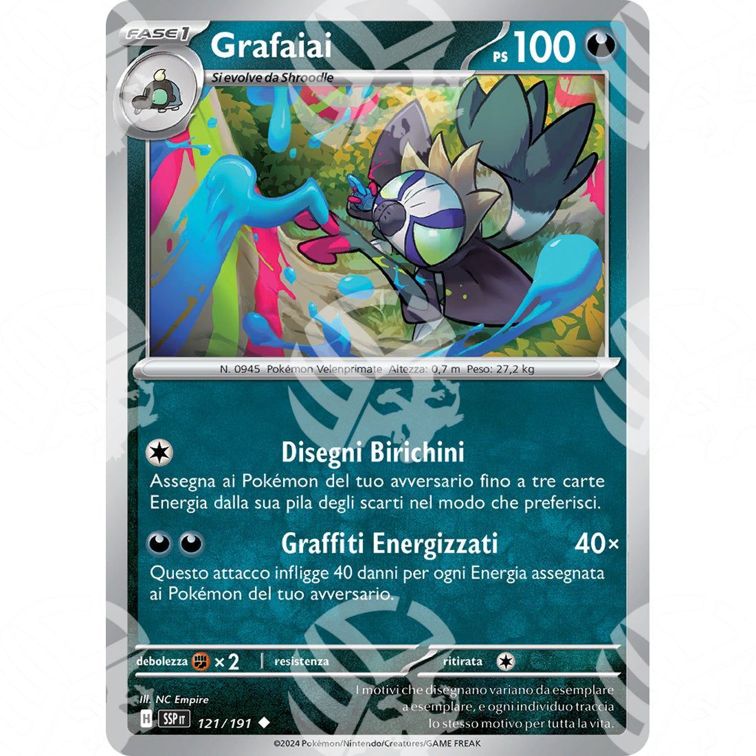 Scintille Folgoranti - Grafaiai - 121/191 - Warcard
