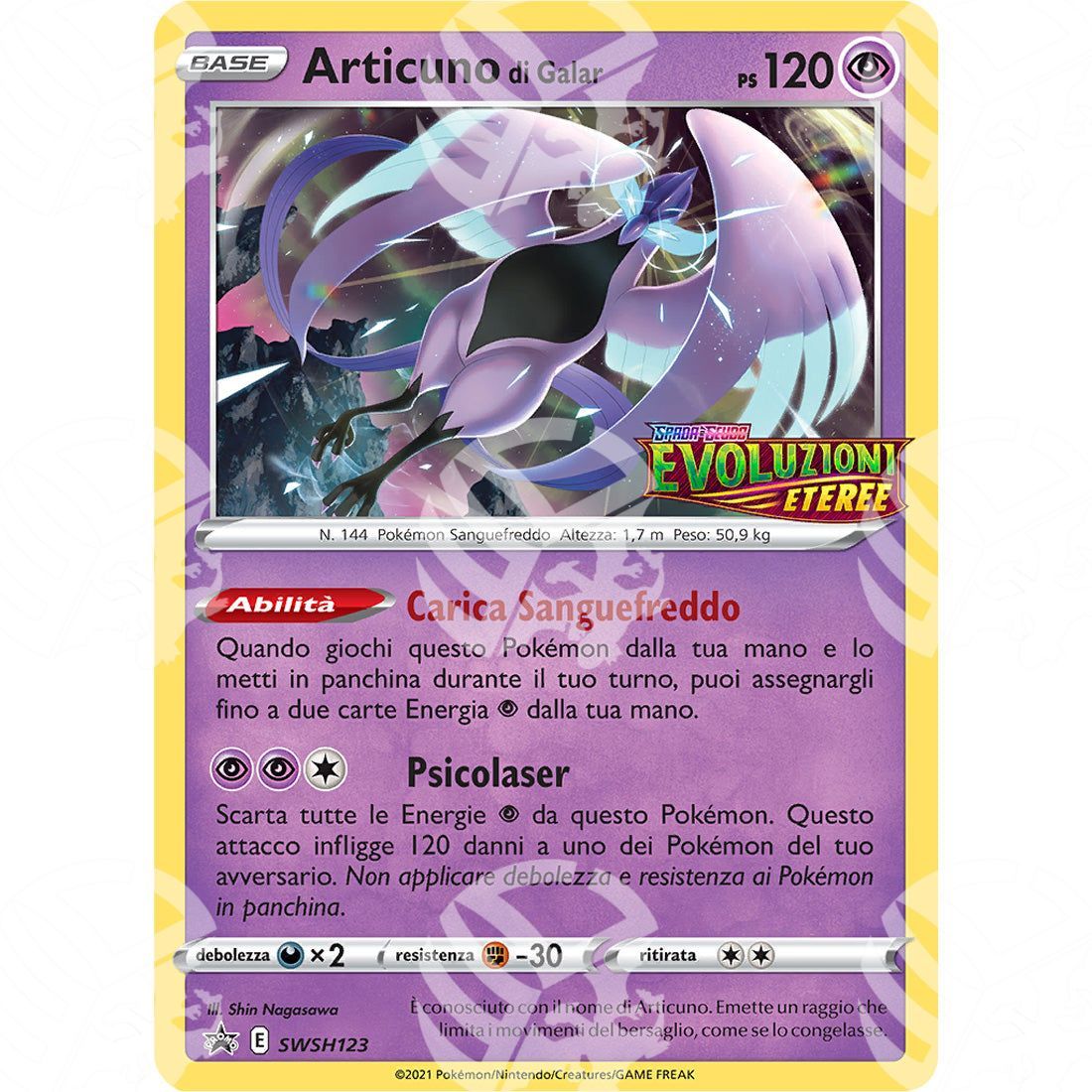 Black Star Promos - SWSH - Galarian Articuno - Holo Promo 123 - Warcard - Black Star Promos - SWSH - Galarian Articuno - Holo Promo 123 i prezzi più bassi sul mercato, solo da www.warcardshop.com! Carte singole, box, buste e mazzi.