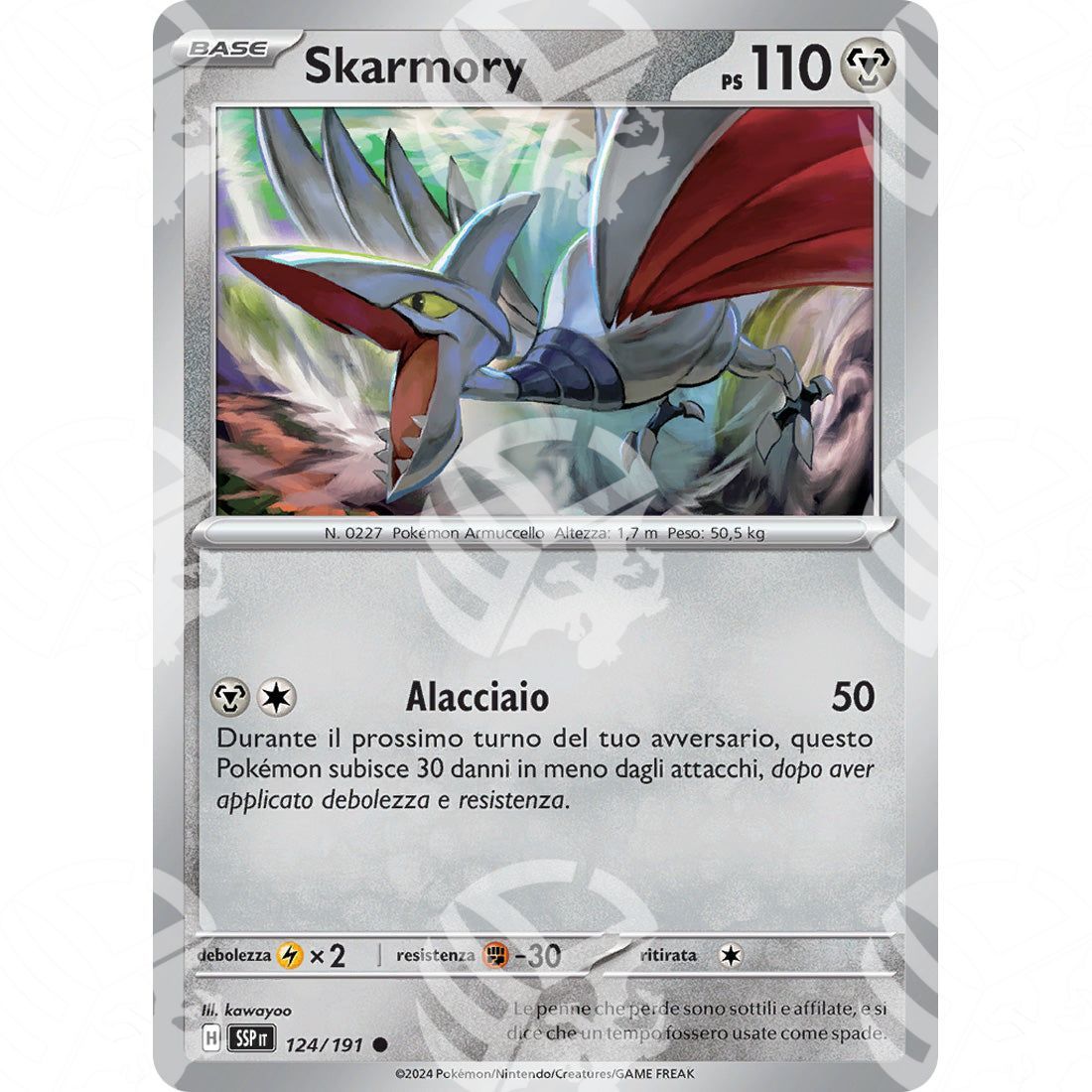 Scintille Folgoranti - Skarmory - 124/191 - Warcard