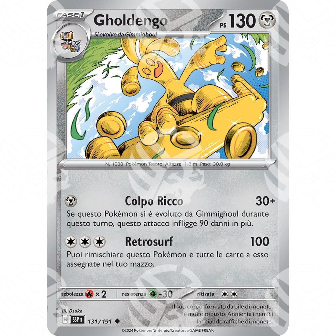 Scintille Folgoranti - Gholdengo - 131/191 - Warcard