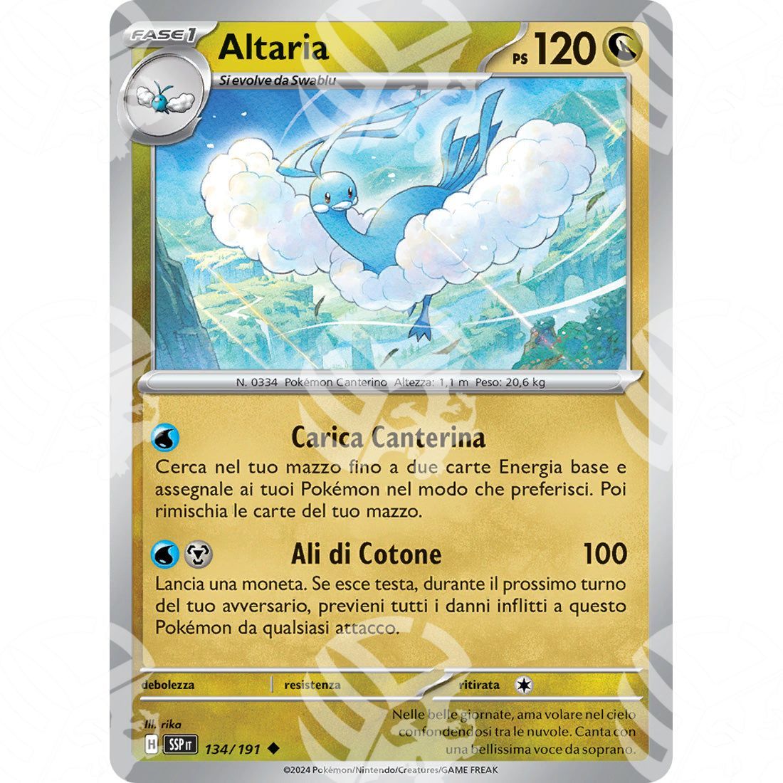 Scintille Folgoranti - Altaria - 134/191 - Warcard