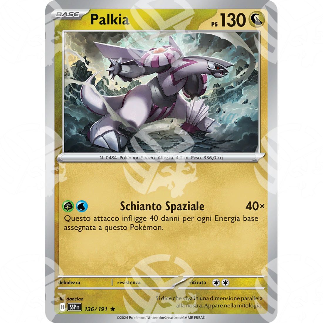 Scintille Folgoranti - Palkia - 136/191 - Warcard