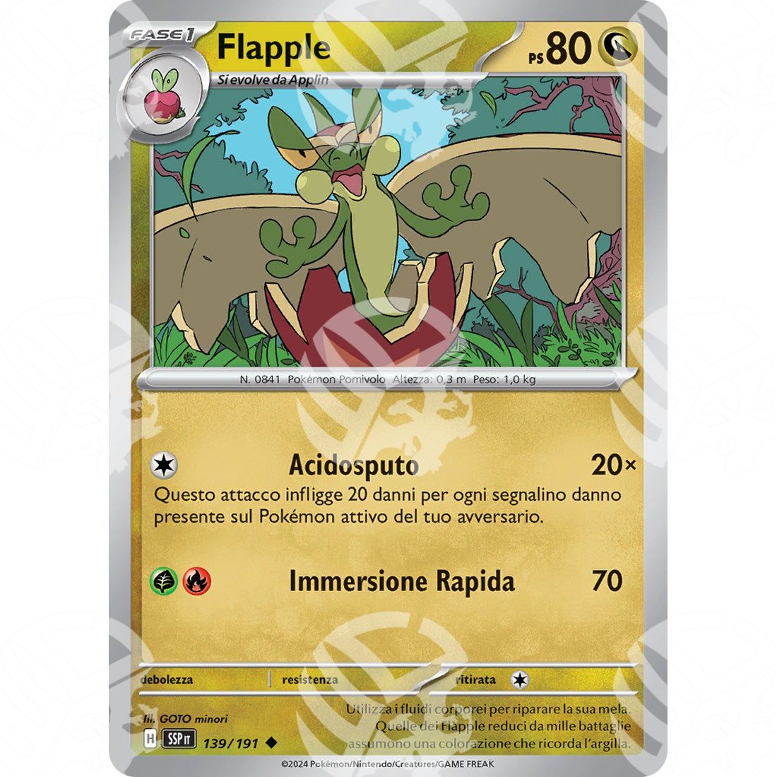 Scintille Folgoranti - Flapple - 139/191 - Warcard