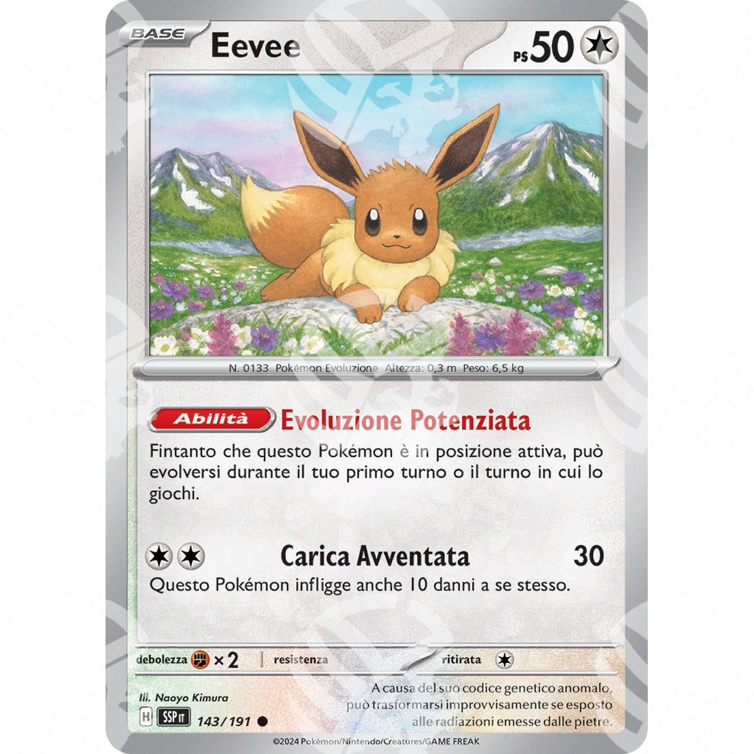 Scintille Folgoranti - Eevee - 143/191 - Warcard