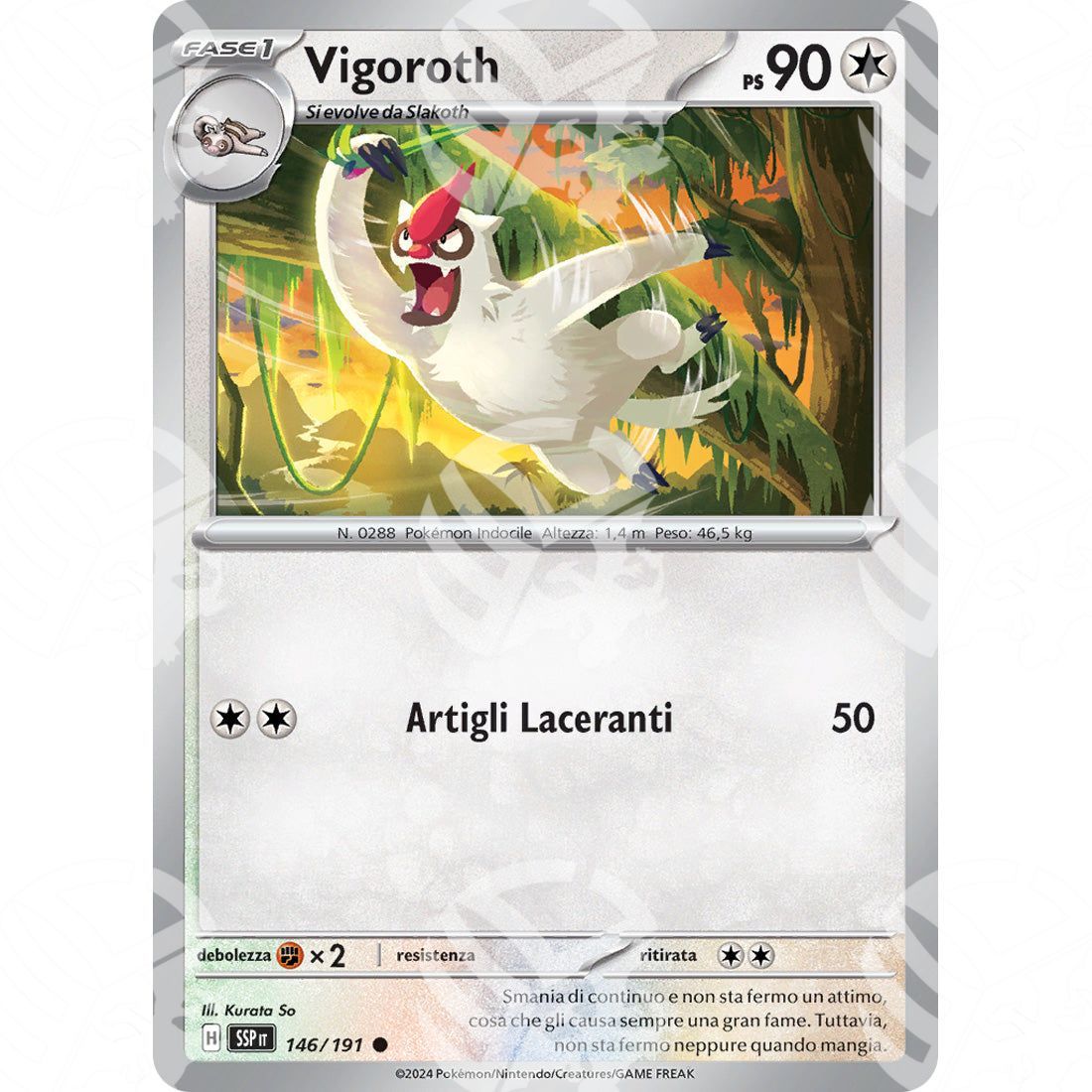 Scintille Folgoranti - Vigoroth - 146/191 - Warcard