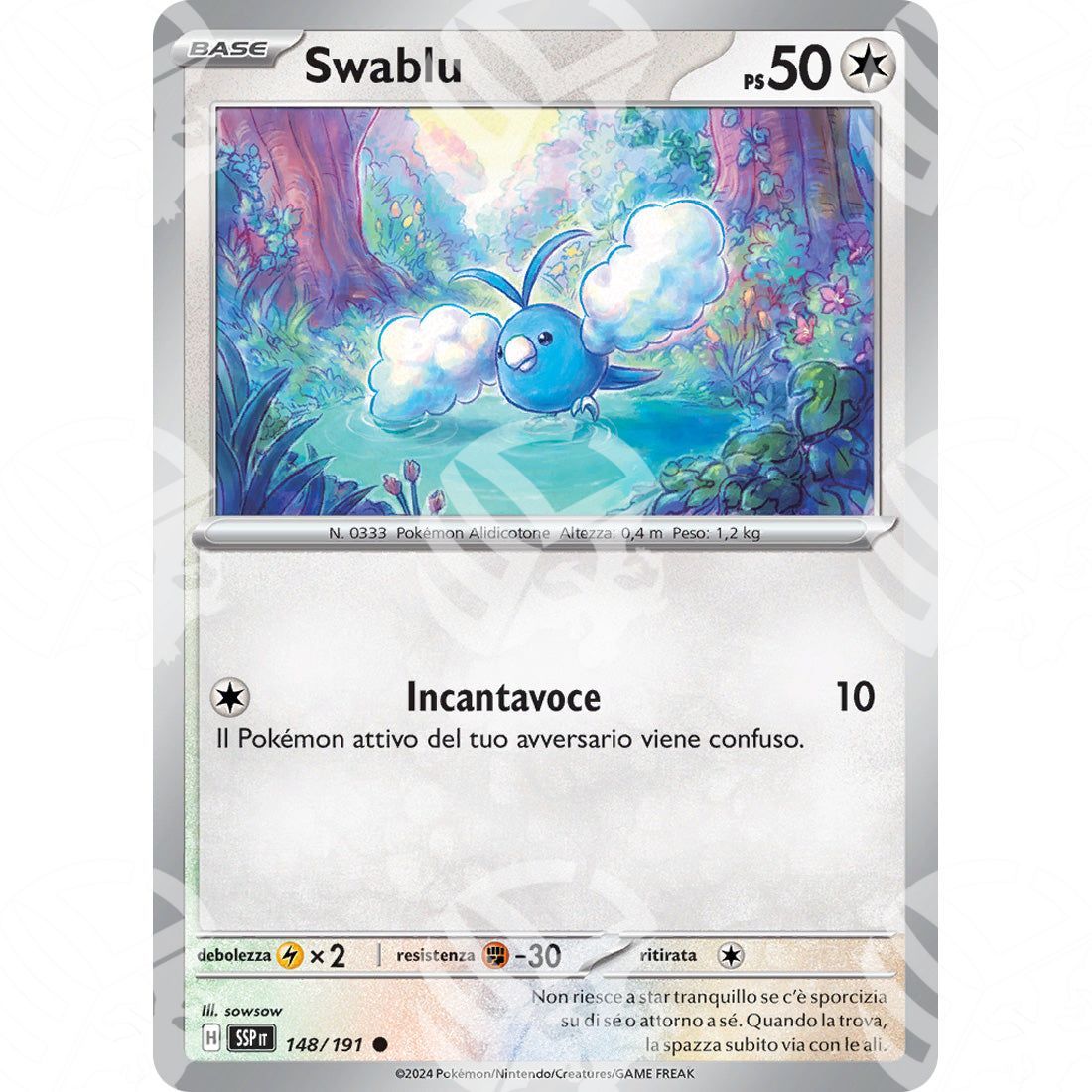 Scintille Folgoranti - Swablu - 148/191 - Warcard