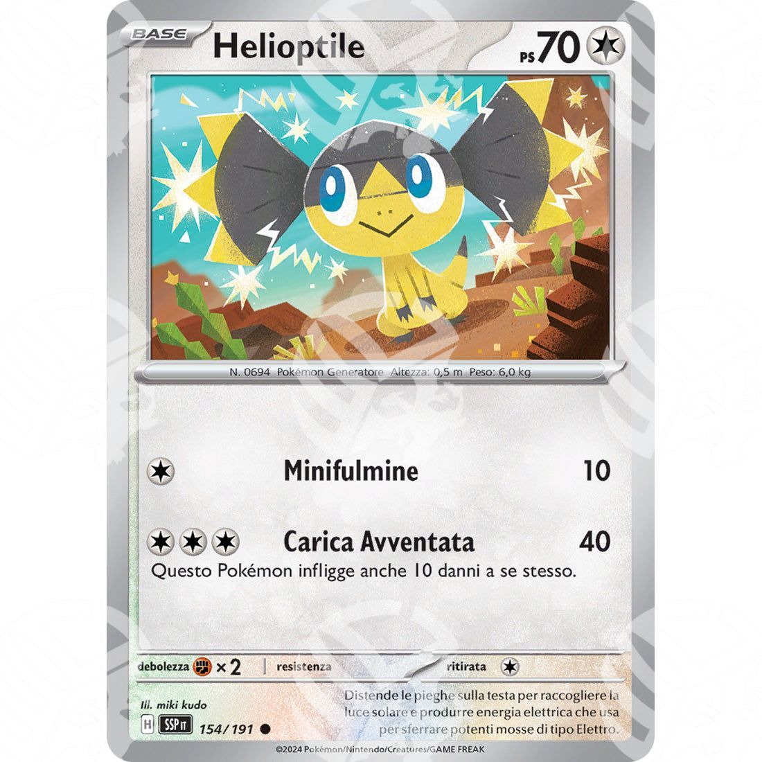 Scintille Folgoranti - Helioptile - 154/191 - Warcard