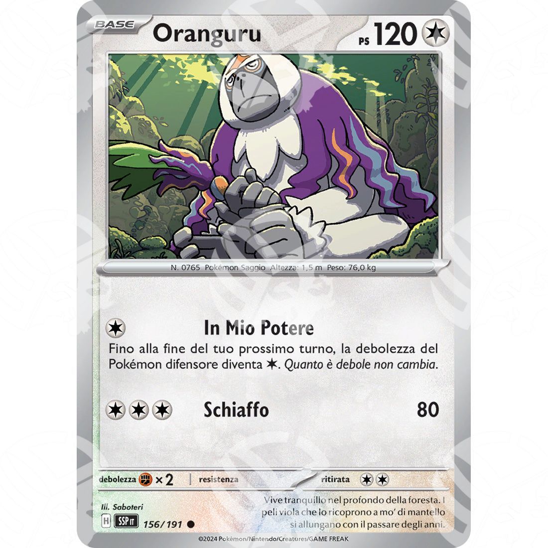 Scintille Folgoranti - Oranguru - 156/191 - Warcard
