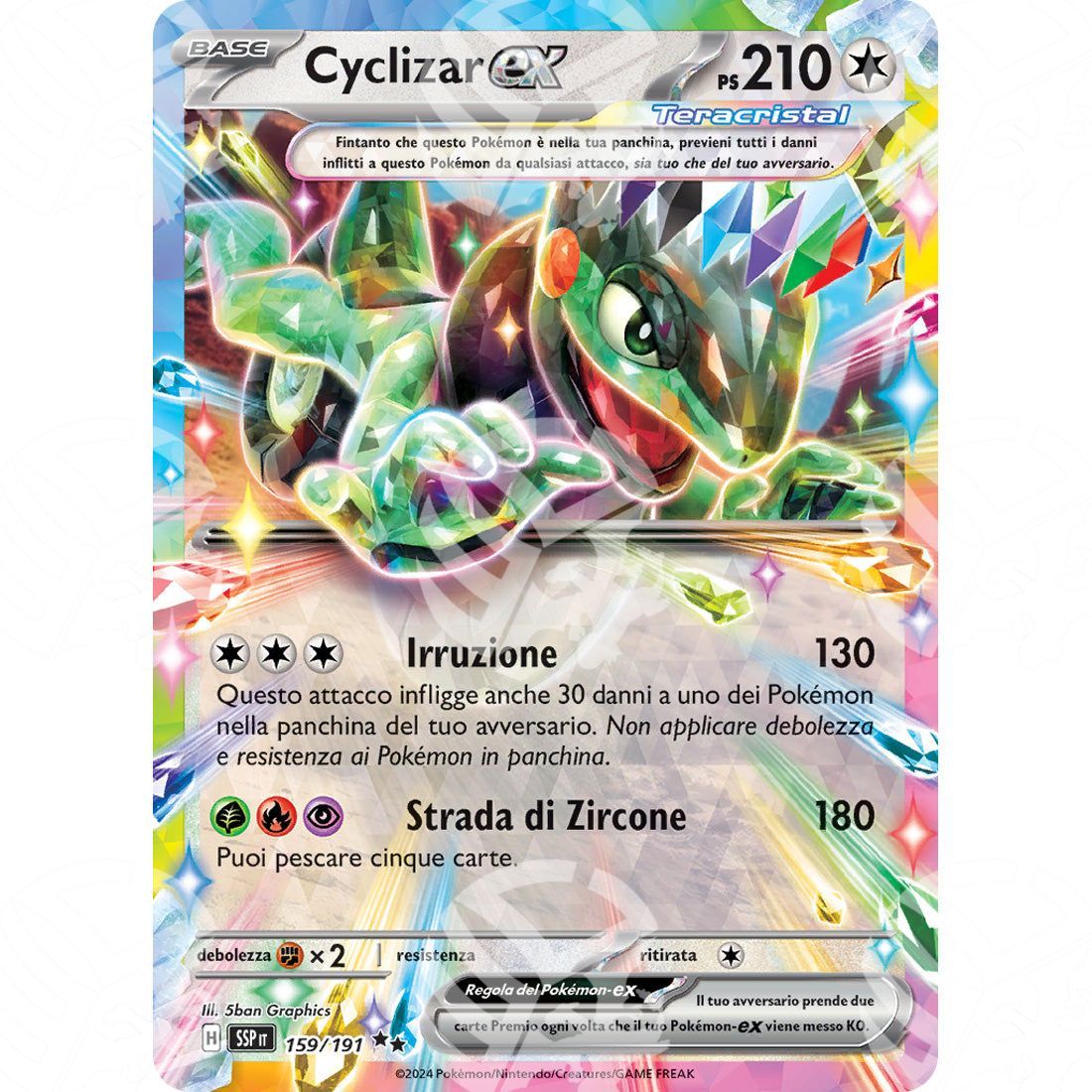 Scintille Folgoranti - Cyclizar ex - 159/191 - Warcard