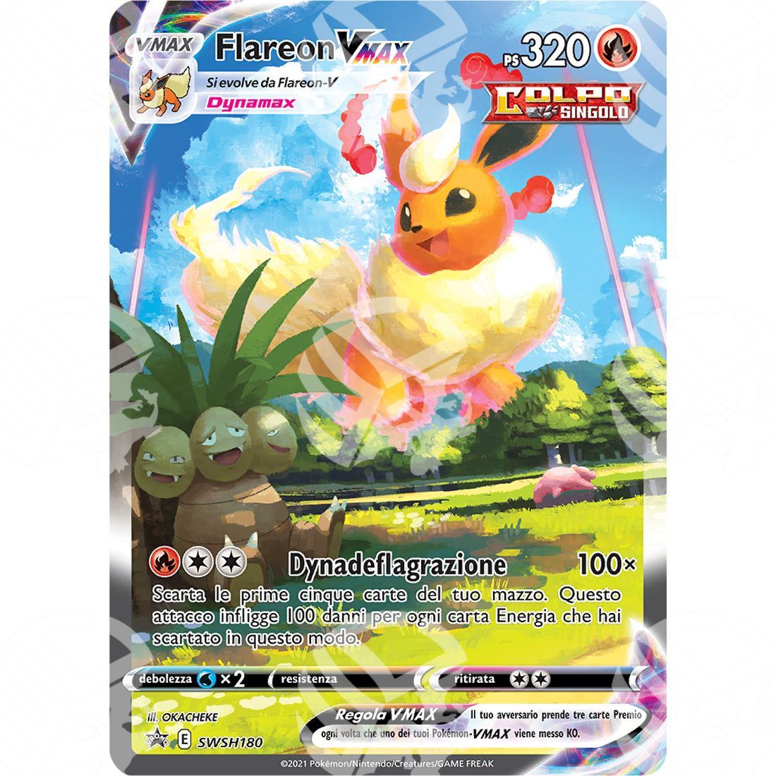 Black Star Promos - SWSH - Flareon VMAX - 180 - Warcard - Black Star Promos - SWSH - Flareon VMAX - 180 i prezzi più bassi sul mercato, solo da www.warcardshop.com! Carte singole, box, buste e mazzi.