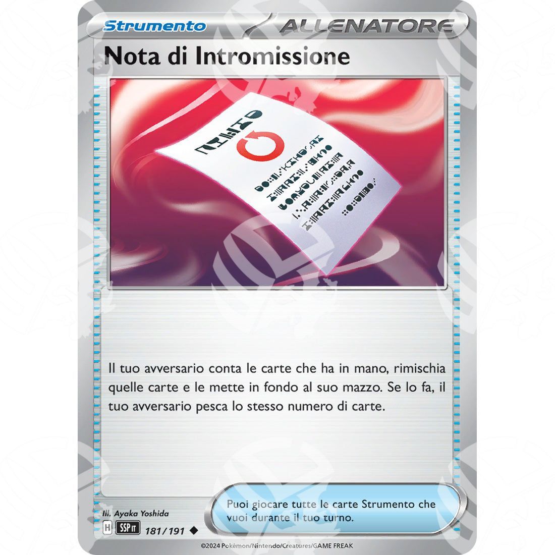 Scintille Folgoranti - Meddling Memo - 181/191 - Warcard